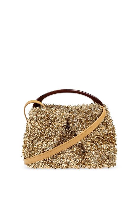 Gold sequin-embellished tote bag Dries van noten - women DRIES VAN NOTEN | Tote bag | 242011524983954